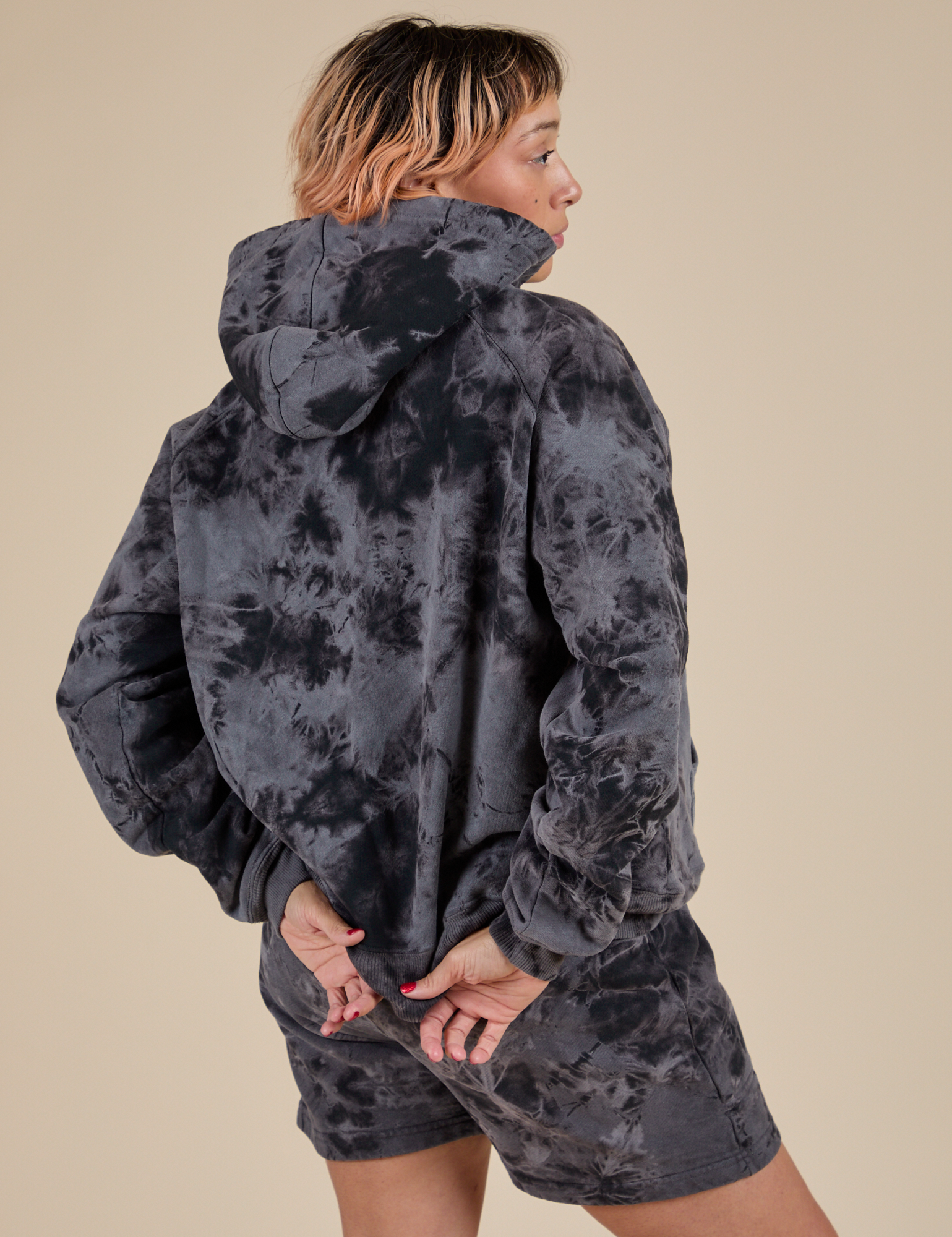 Heavyweight Oversized Hoodie - Black Magic Waters