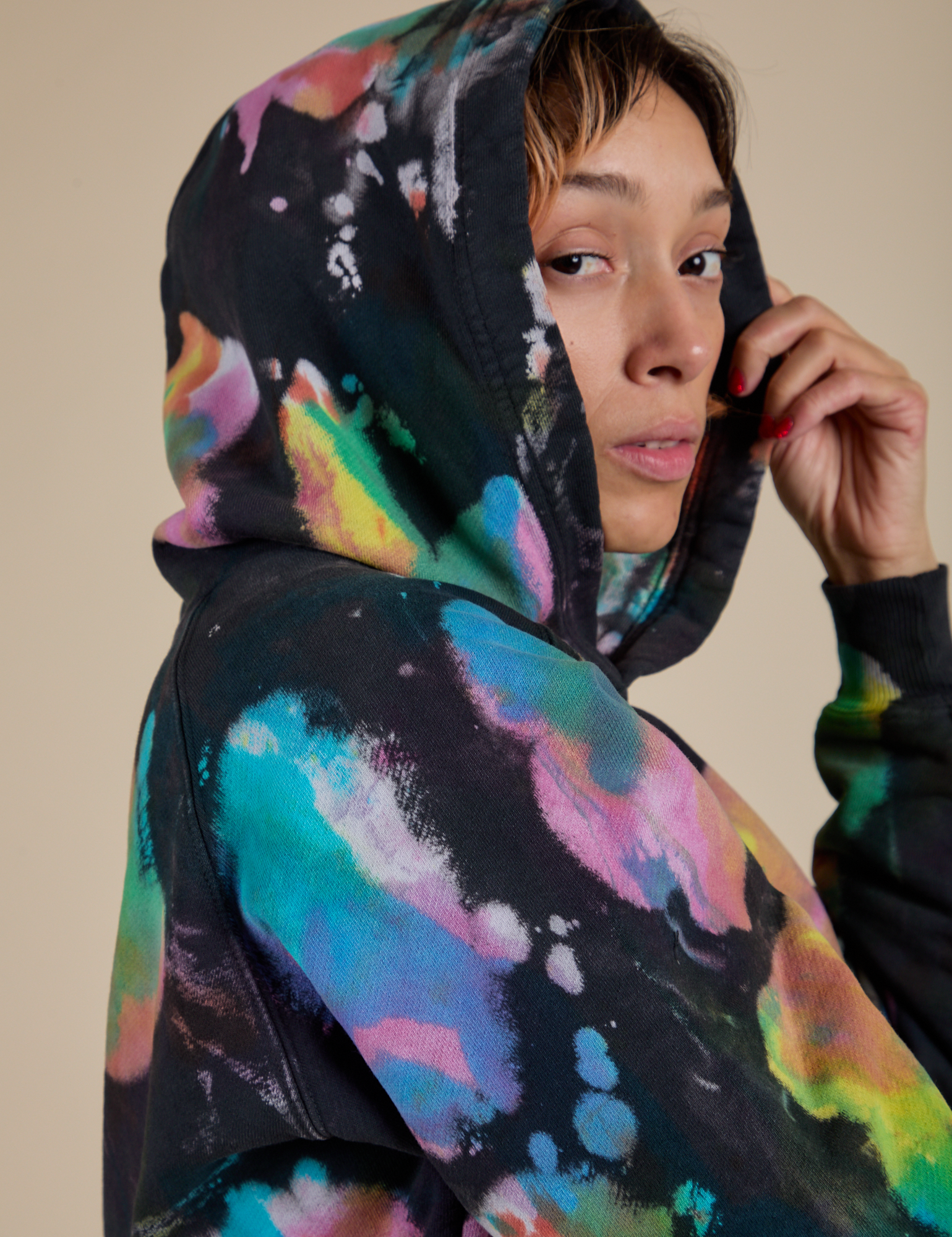 Heavyweight Oversized Hoodie - Rainbow Magic Waters – BIG BUD PRESS