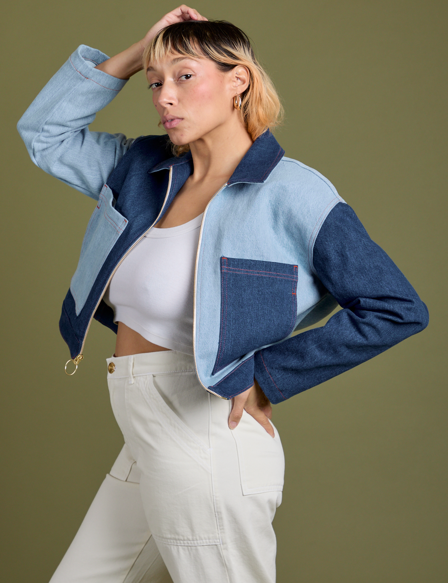 Mechanic Jacket - Mismatched Denim