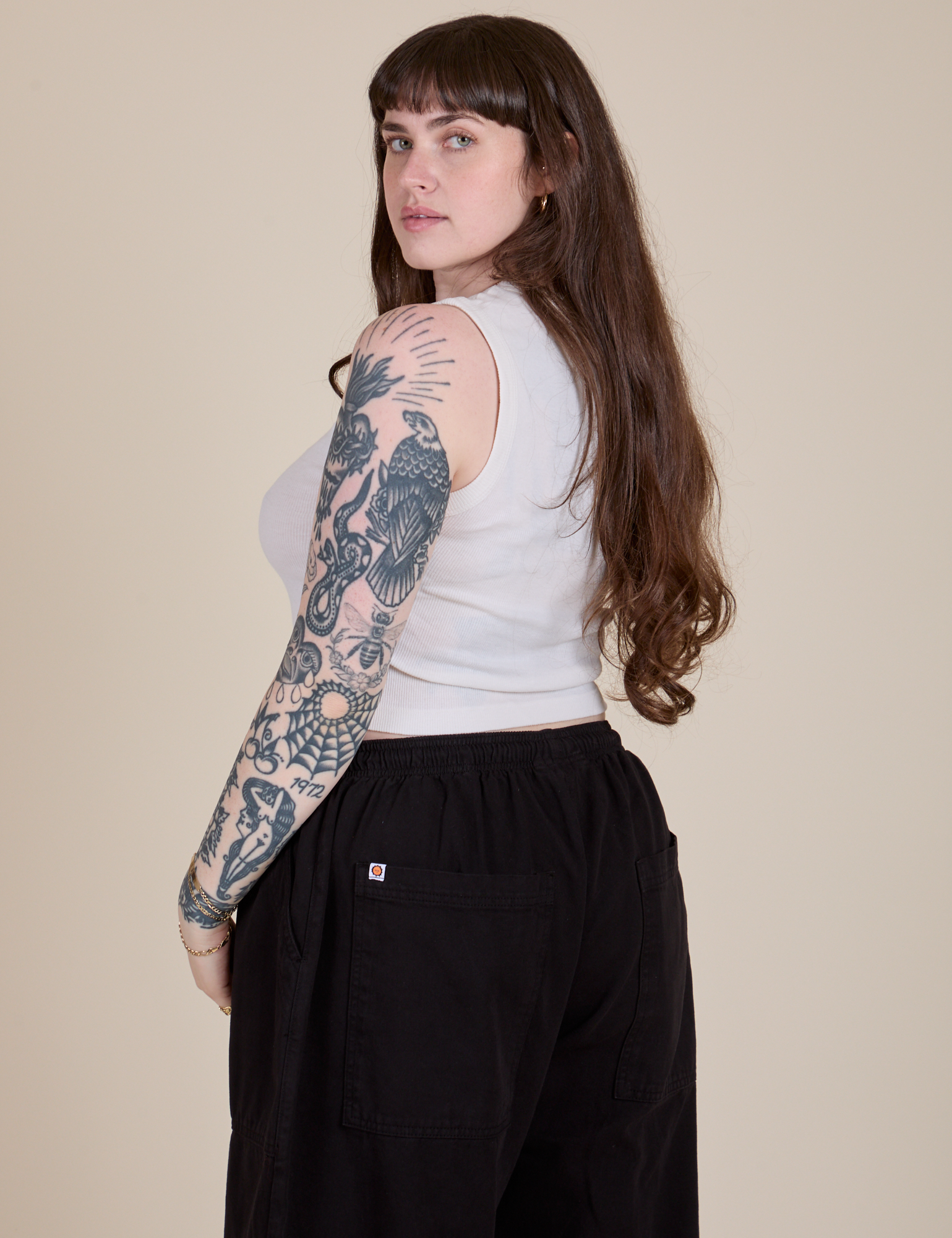 Muscle Tee - Vintage Tee White