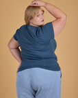 The Organic Vintage Tee - French Blue