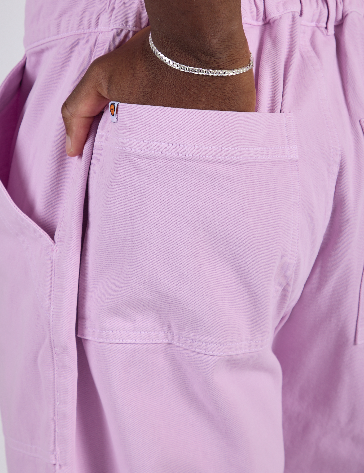 Short Sleeve Jumpsuit - Lilac Purple
