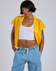 Pantry Button-Up - Sunshine Yellow