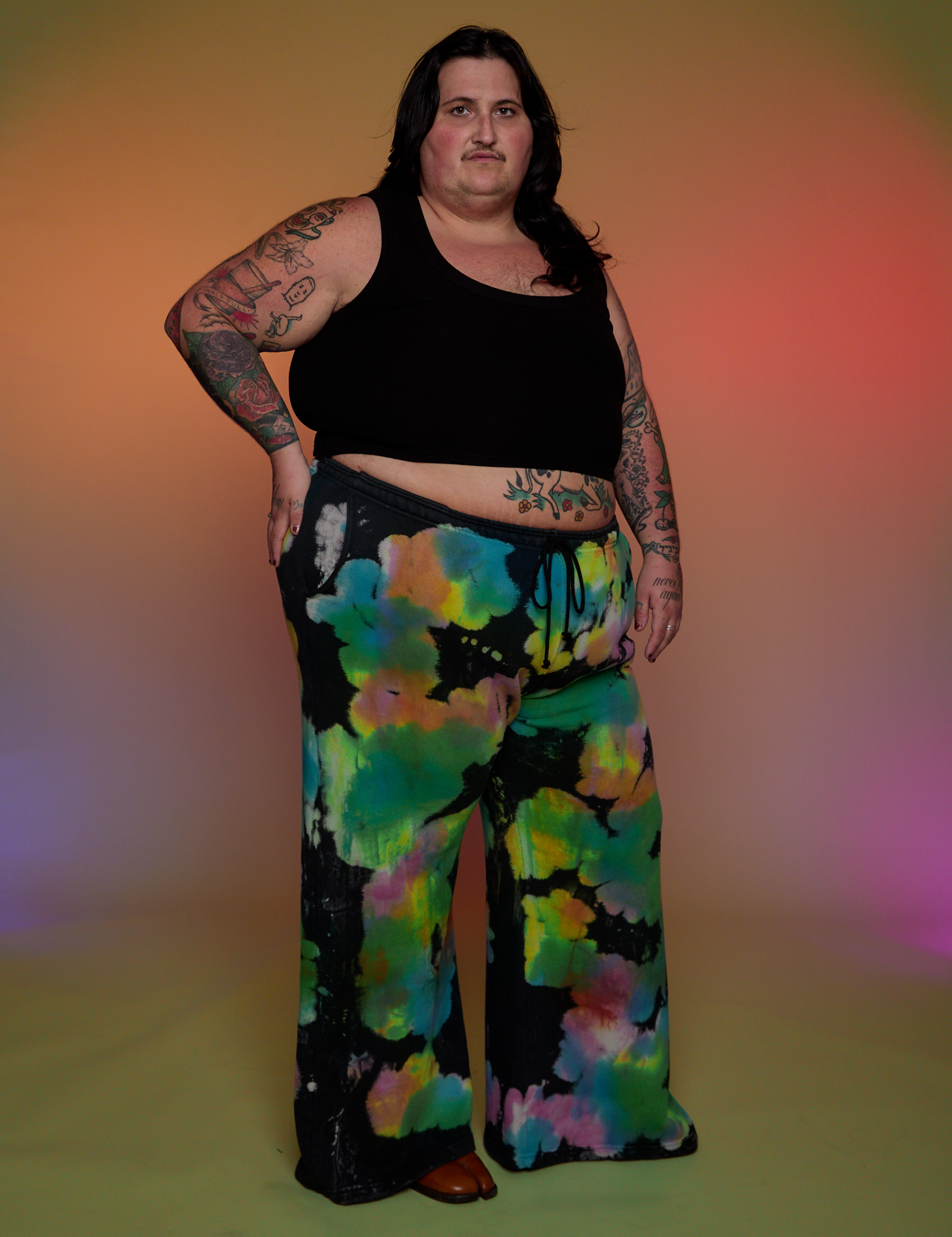 90's born“paint“XL“grange ”boro sweat t 90's born“paint“XL“grange