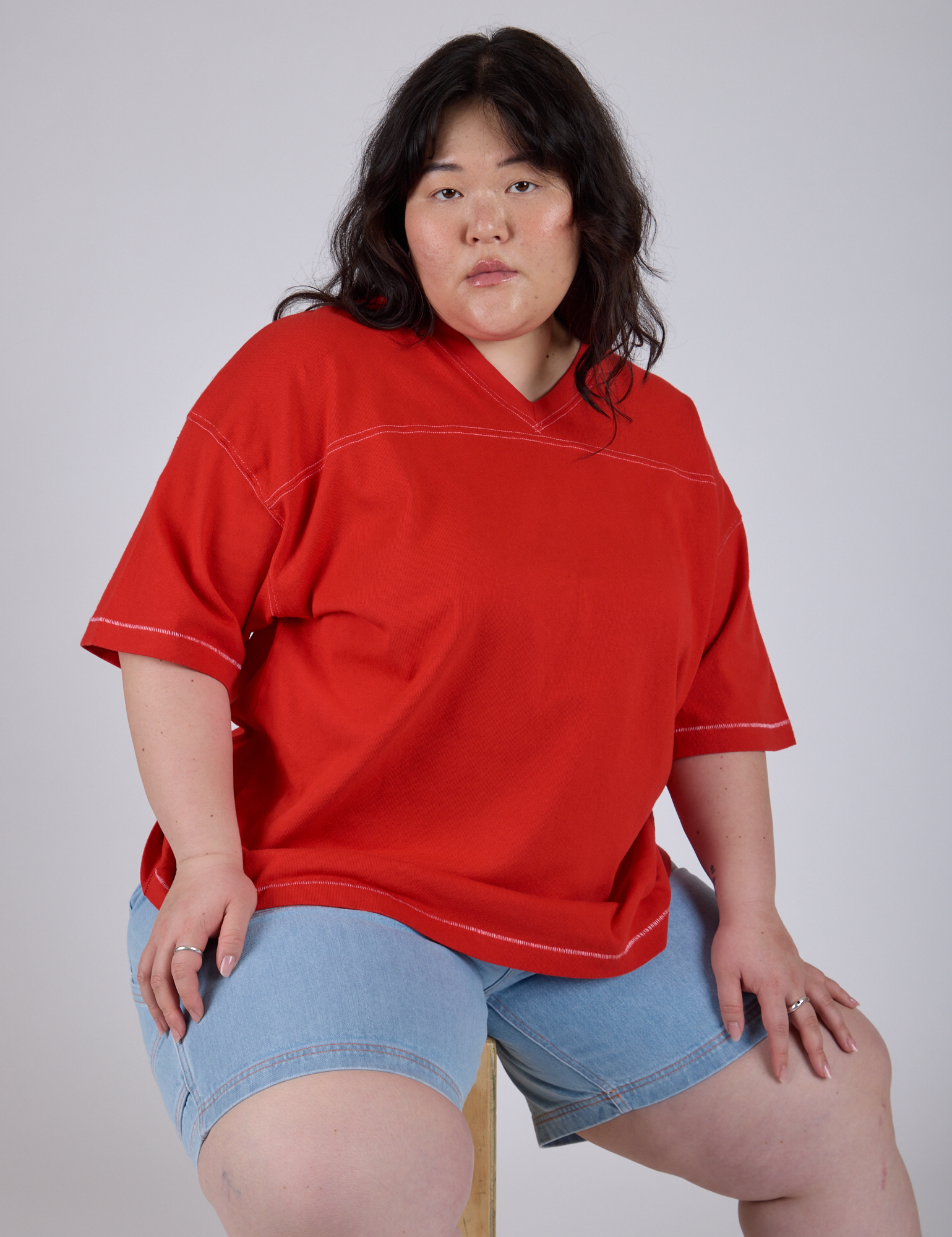 Burly Jersey - Mustang Red – BIG BUD PRESS