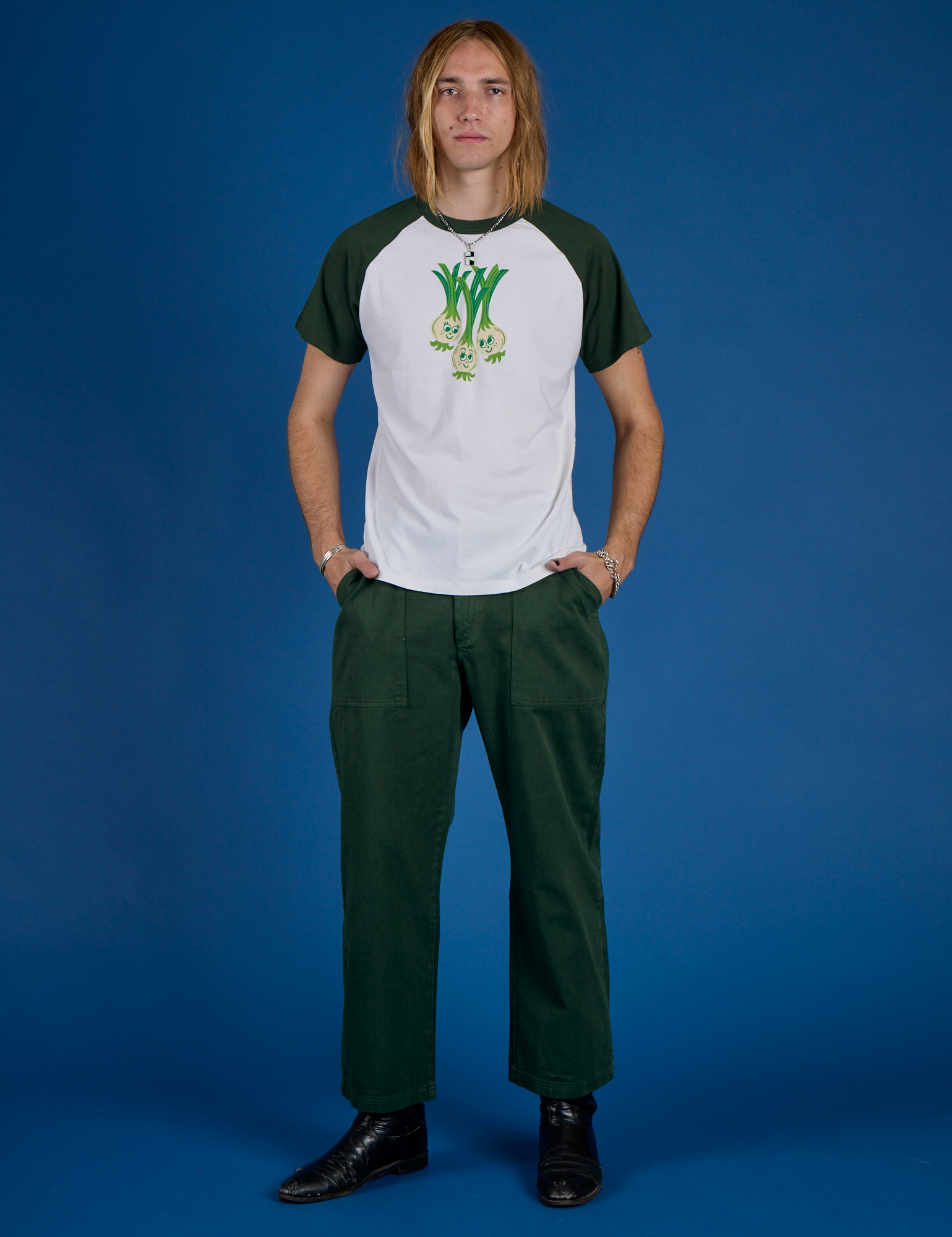 Produce Raglan Tee - Scallions