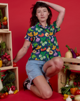Veggie Village Pantry Button-Up