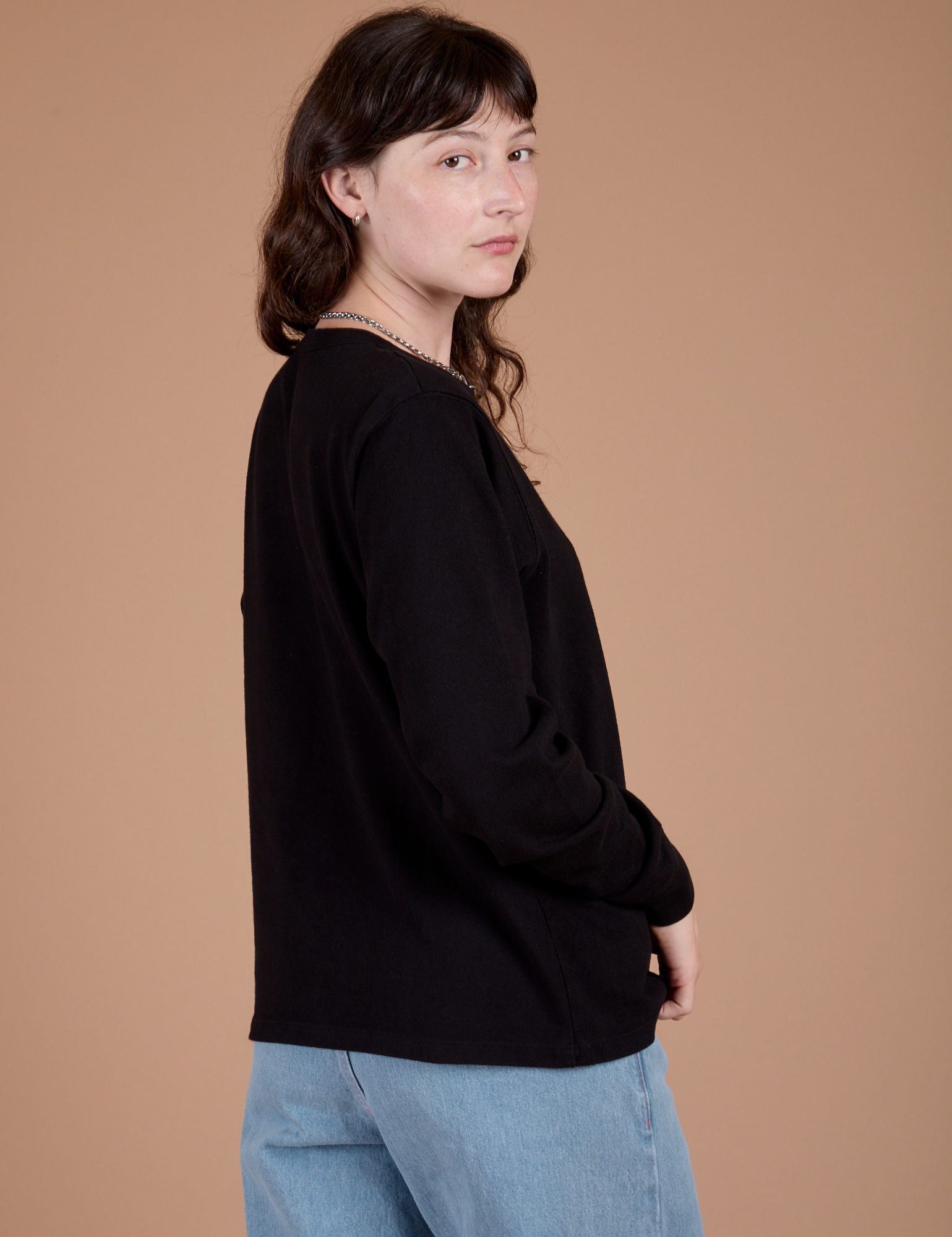 Long Sleeve Burly Tee - Basic Black