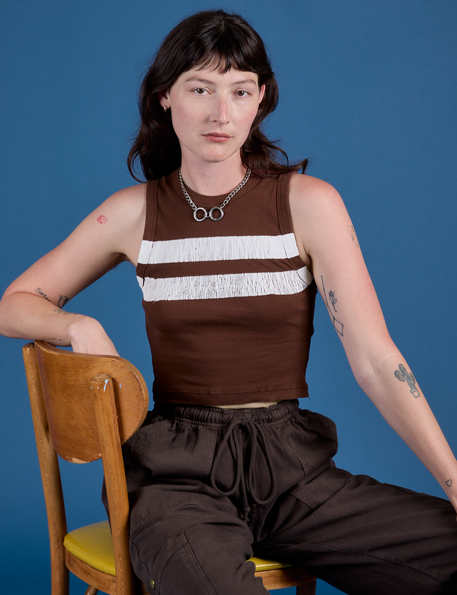 Painted Muscle Tee - Fudgesicle Brown – BIG BUD PRESS