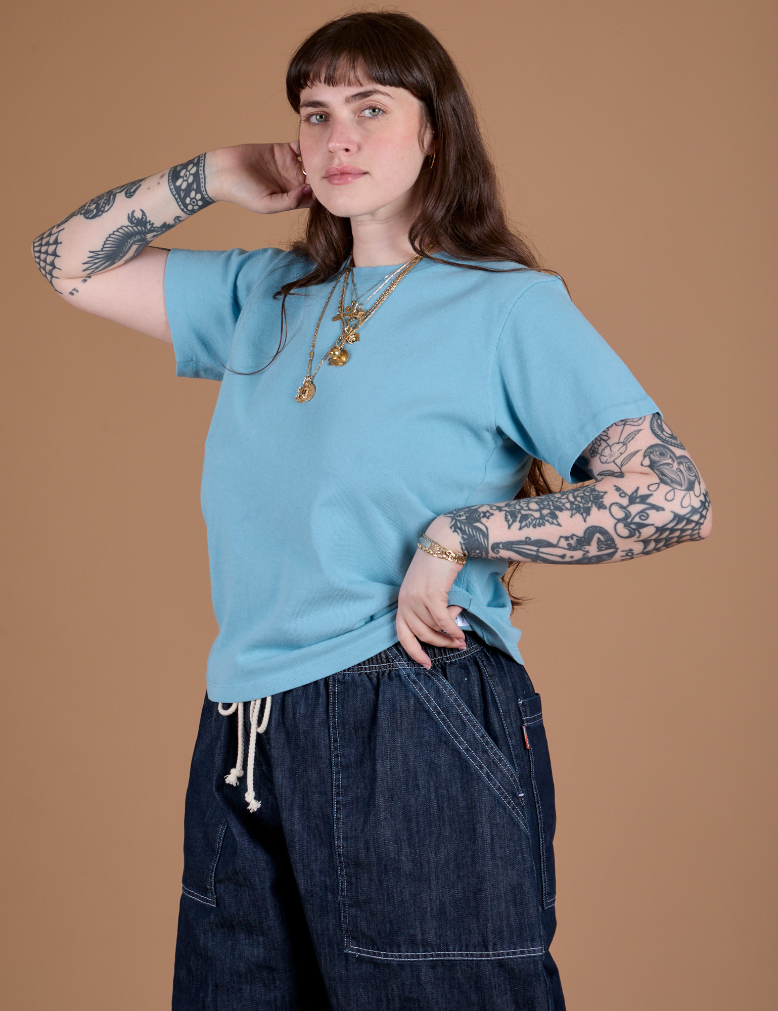 Burly Tee - Baby Blue