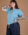 Burly Tee - Baby Blue