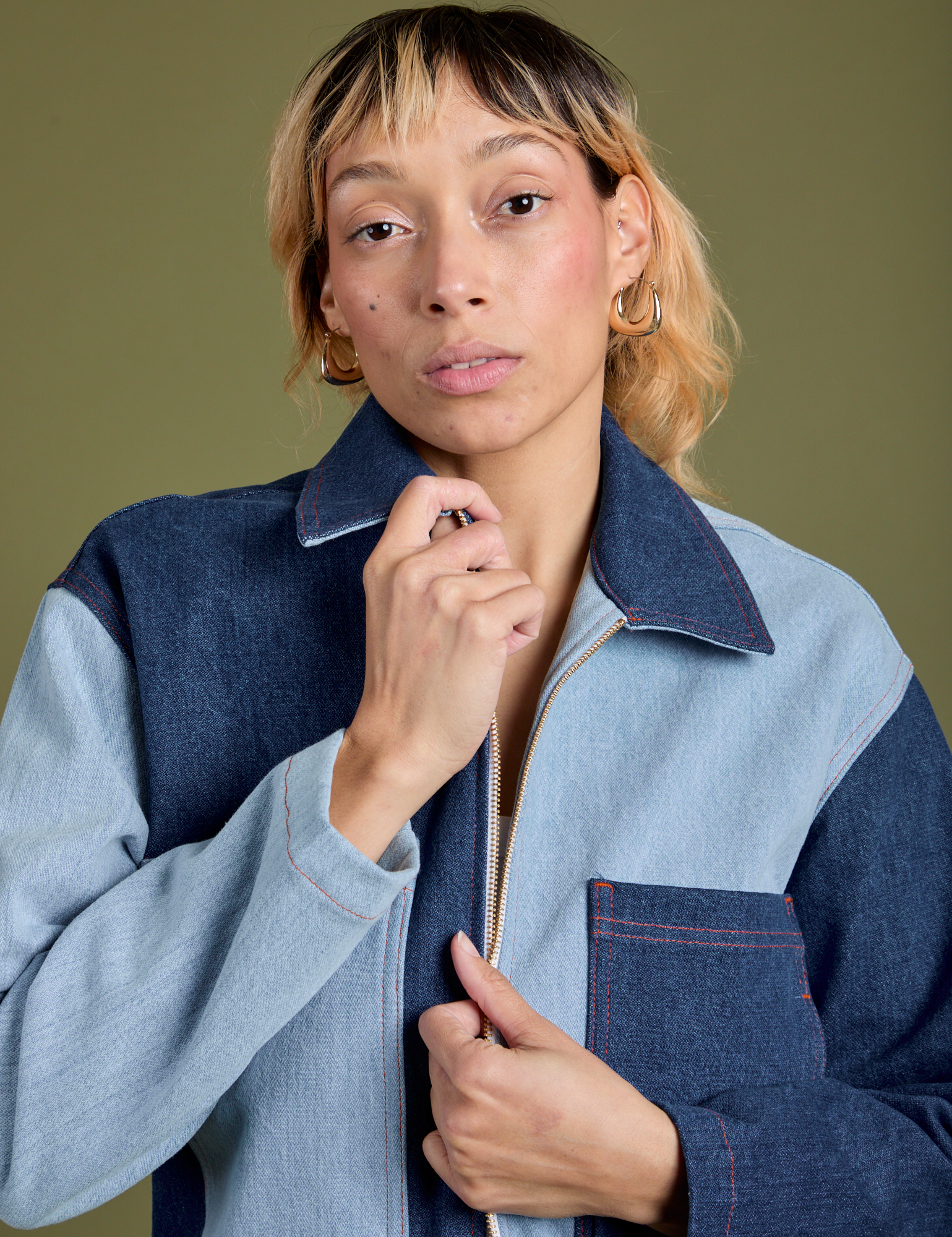 Mechanic Jacket - Mismatched Denim