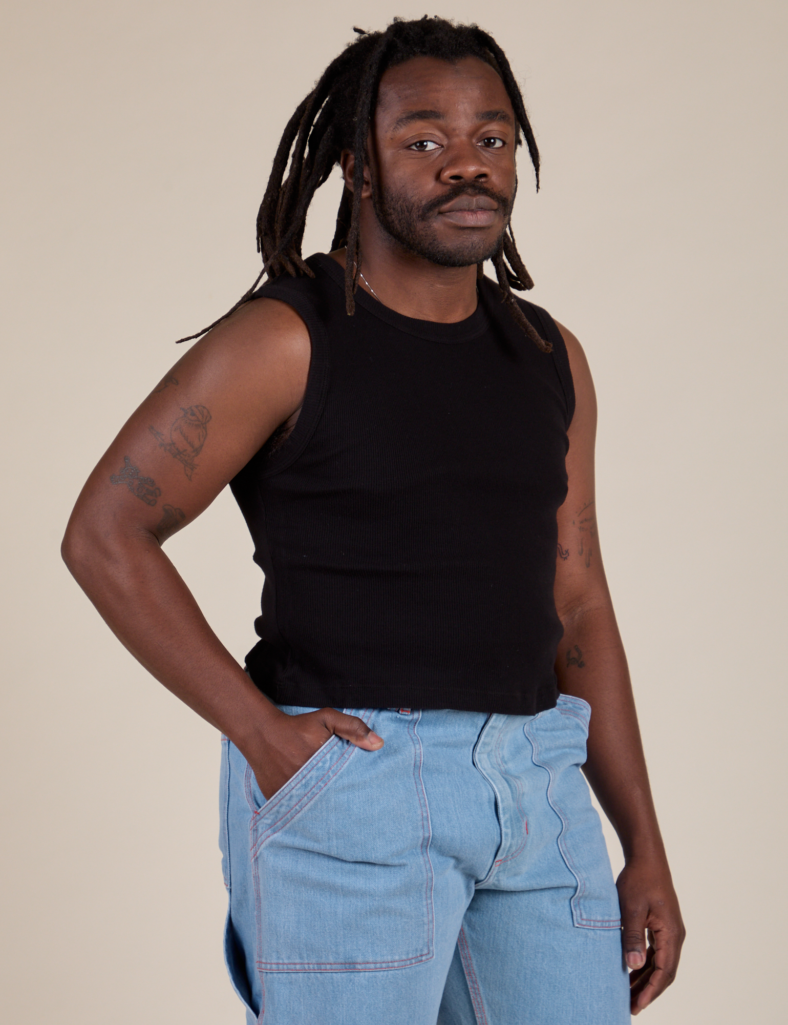 Muscle Tee - Basic Black