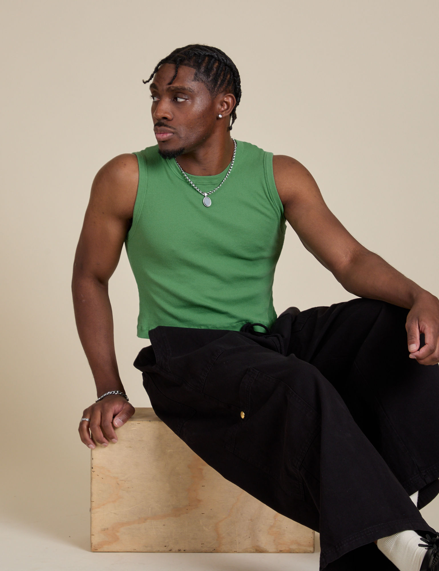 トップス soor ploom Gym Class Tee, Eucalyptus 2 Twilight Tee – Soor Ploom