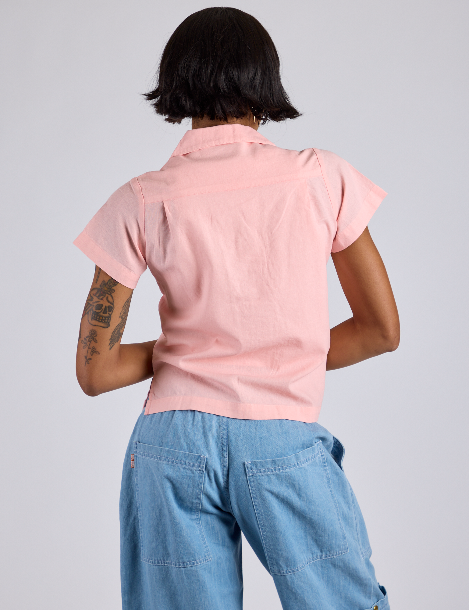 Pantry Button-Up - Baby Pink