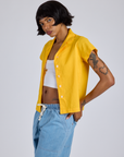 Pantry Button-Up - Sunshine Yellow