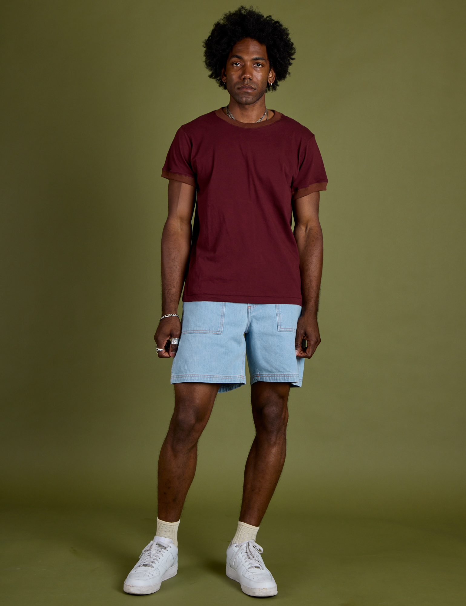 Vintage Ringer Tee - Red Wine