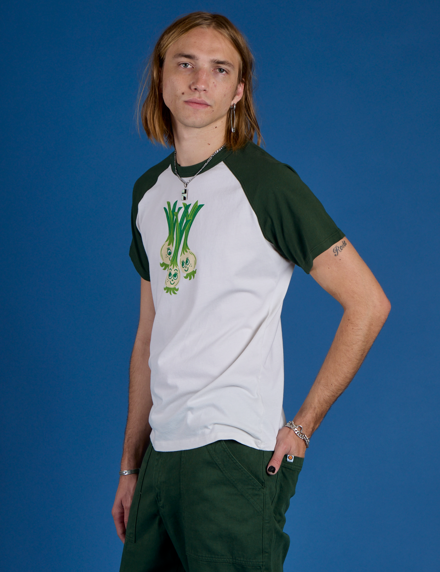 Produce Raglan Tee - Scallions