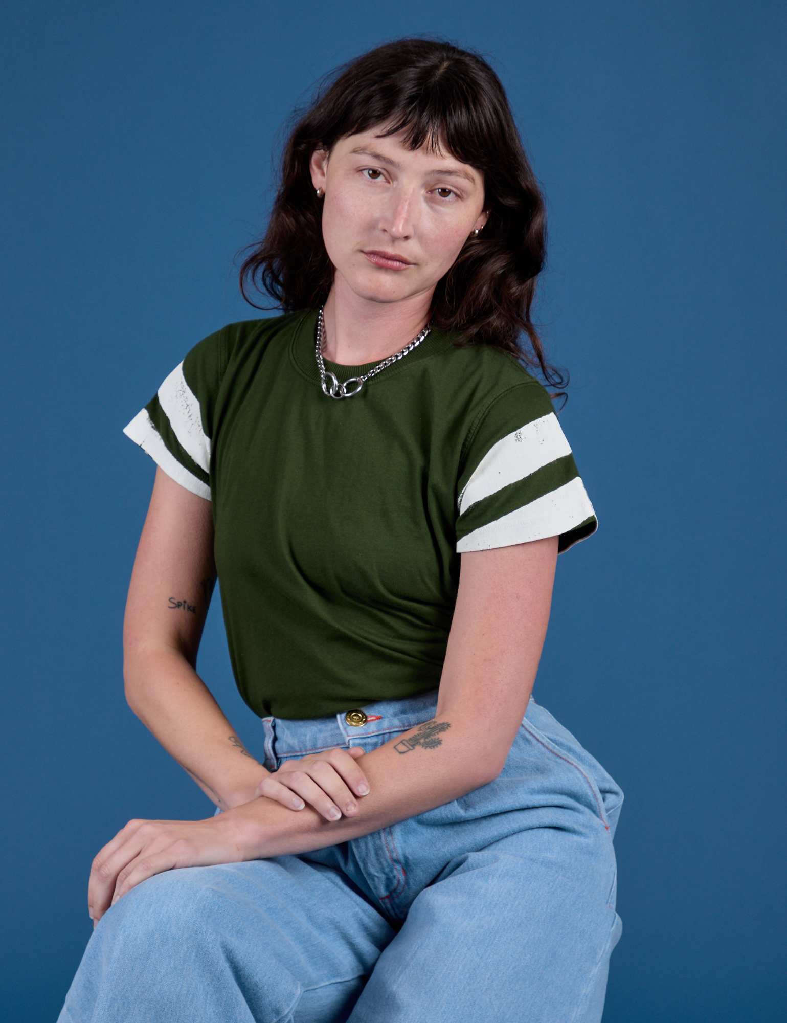 Painted Vintage Tee - Evergreen