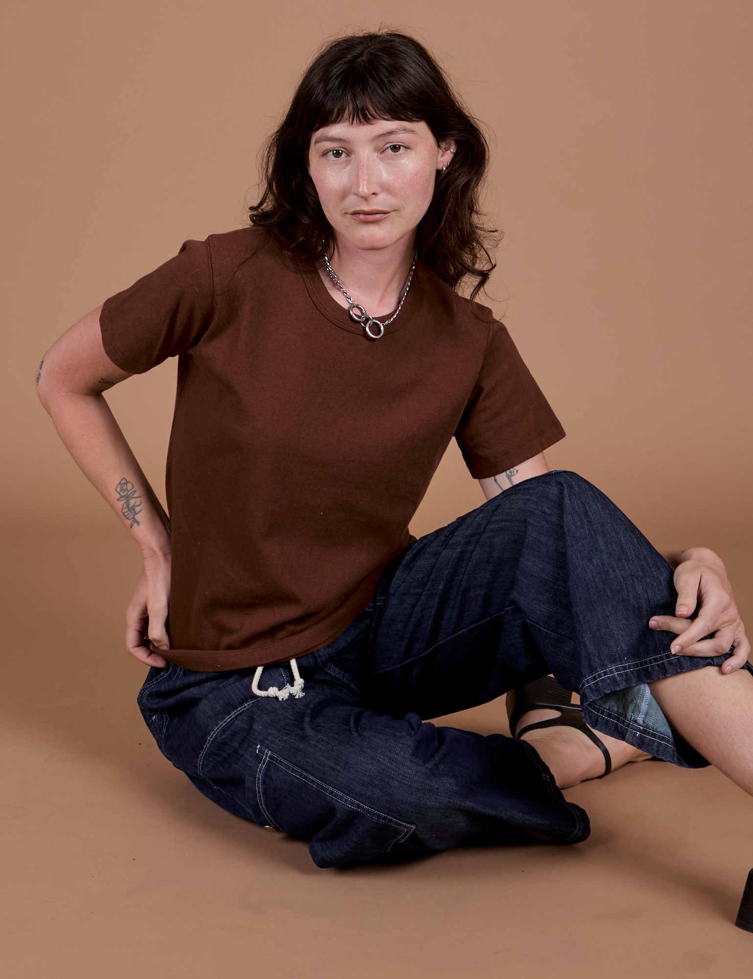 Burly Tee - Fudgesicle Brown