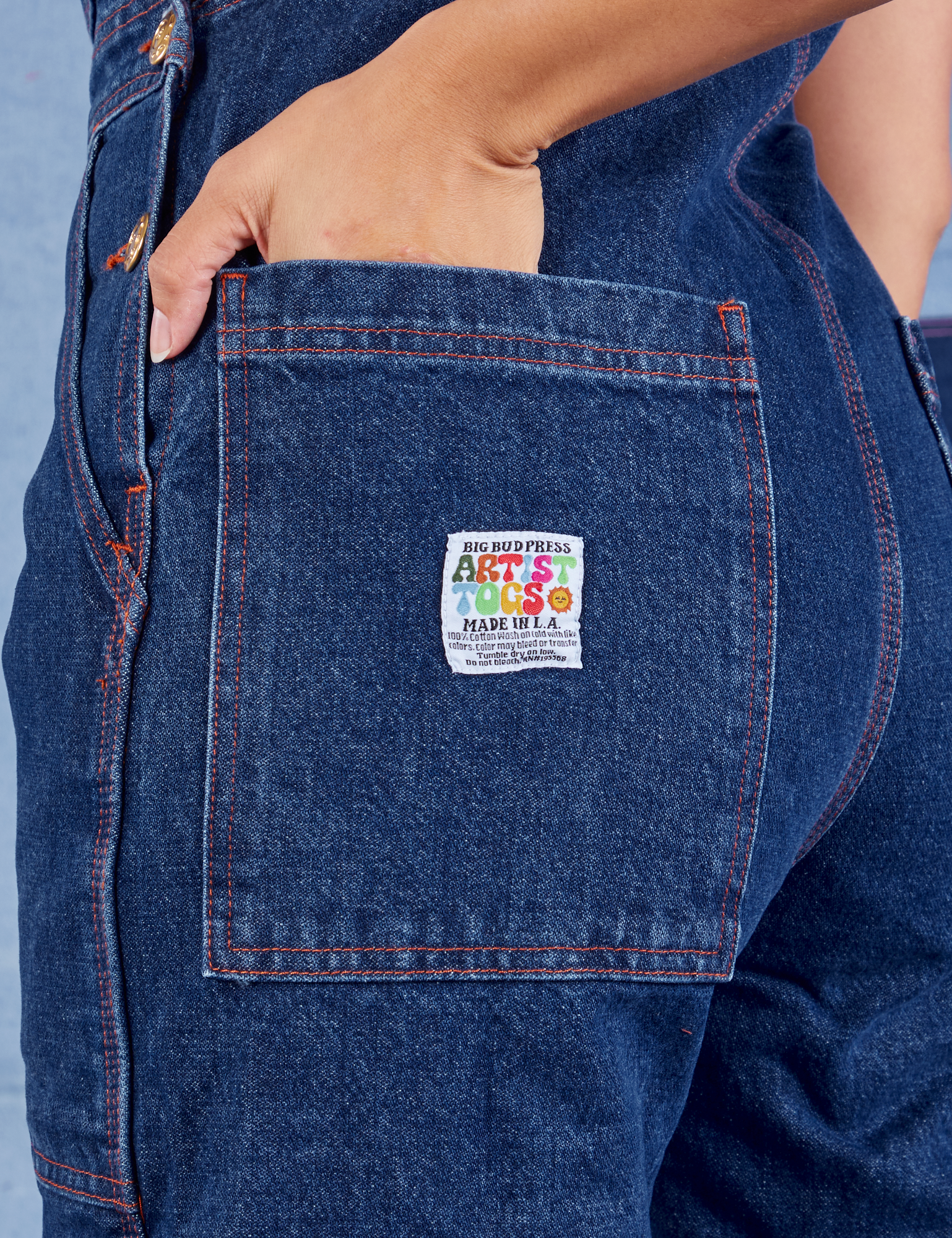 Indigo Denim Original Overalls - Dark Wash – BIG BUD PRESS Indigo Denim Original Overalls - Dark Wash – BIG BUD PRESS