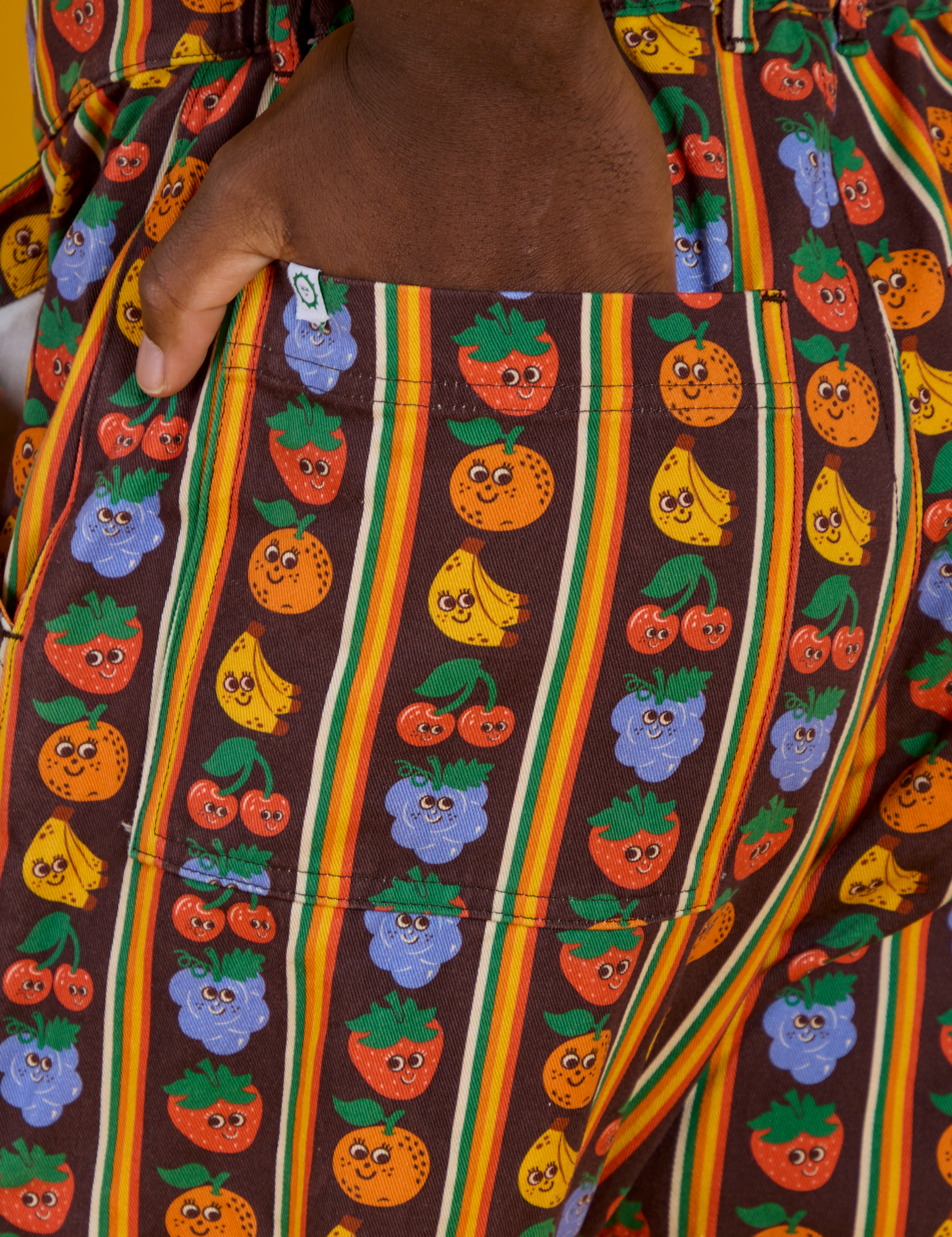 Short Sleeve Jumpsuit - Fruit Fantasy