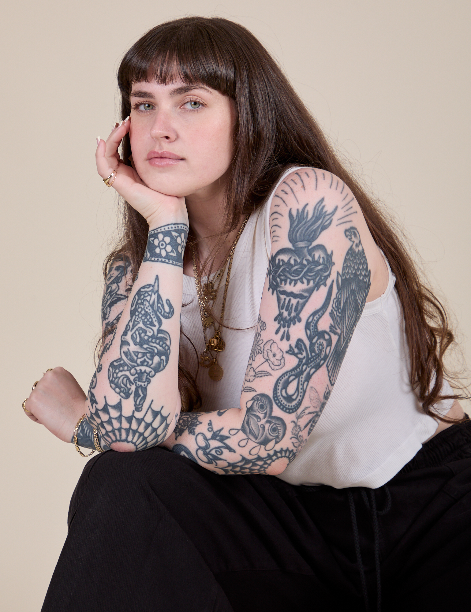 Muscle Tee - Vintage Tee White