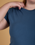 The Organic Vintage Tee - French Blue