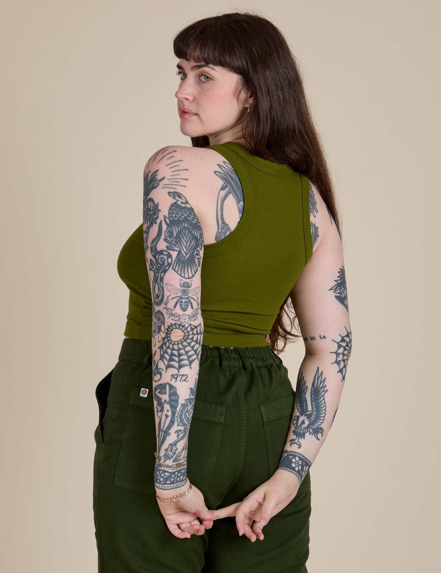Racerback Tank - Summer Olive