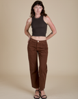 Racerback Tank - Espresso Brown