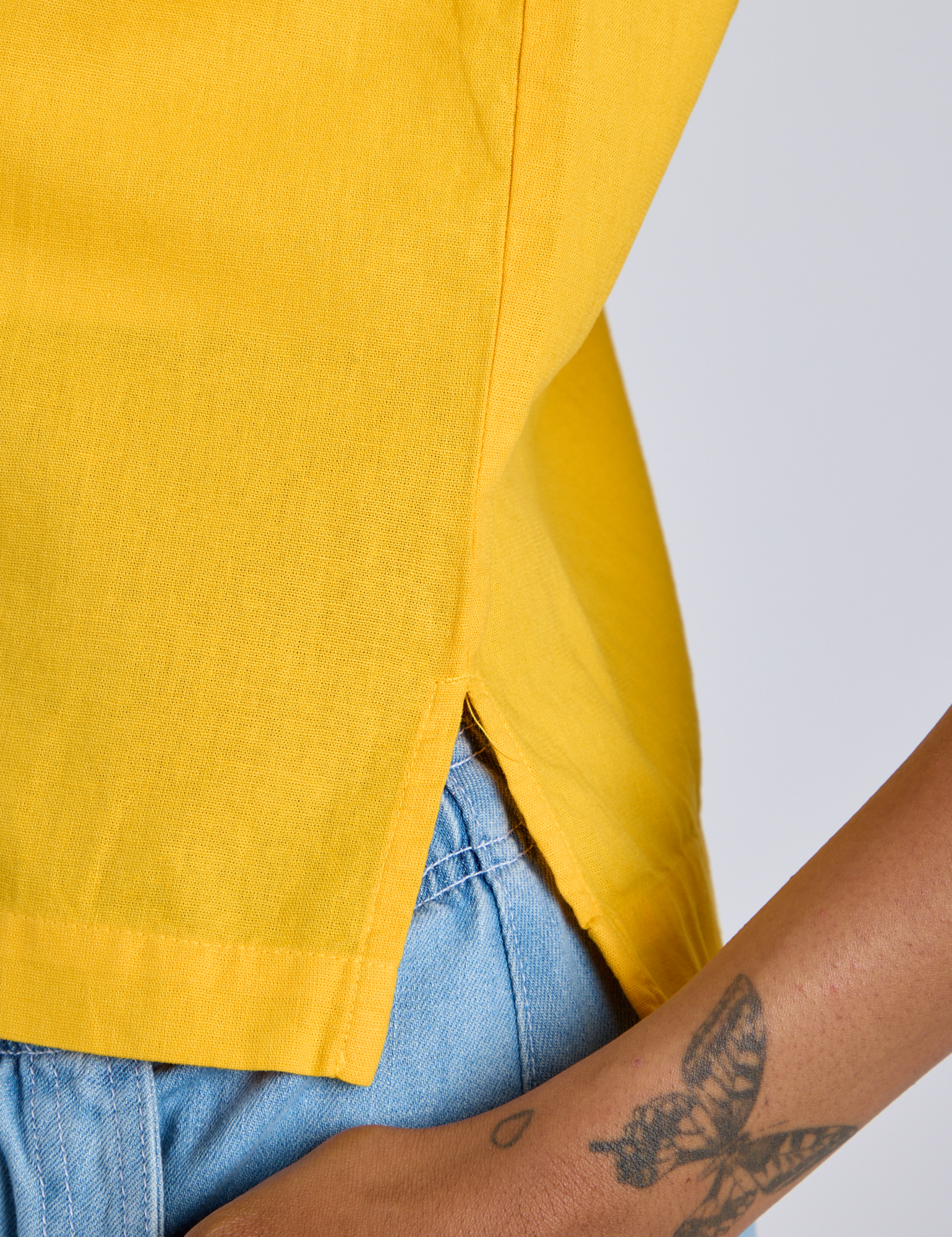 Pantry Button-Up - Sunshine Yellow