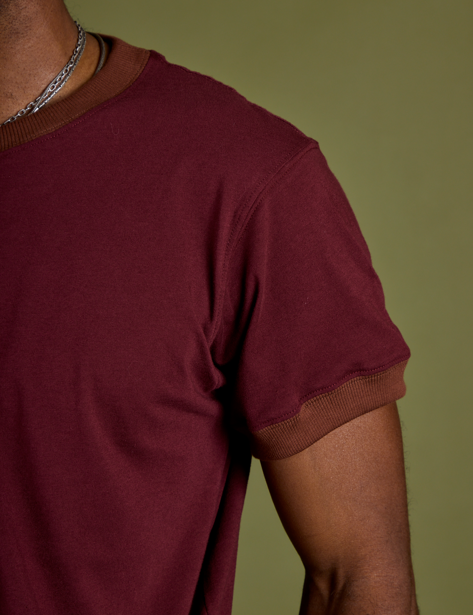 Vintage Ringer Tee - Red Wine