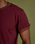 Vintage Ringer Tee - Red Wine