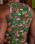 Cropped Tank Top in Kitchen Collection back view on Jerrod