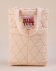 Quilted Mini Tote in Vintage Tee Off-White