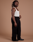 Action Pants in Basic Black side view on Demi
