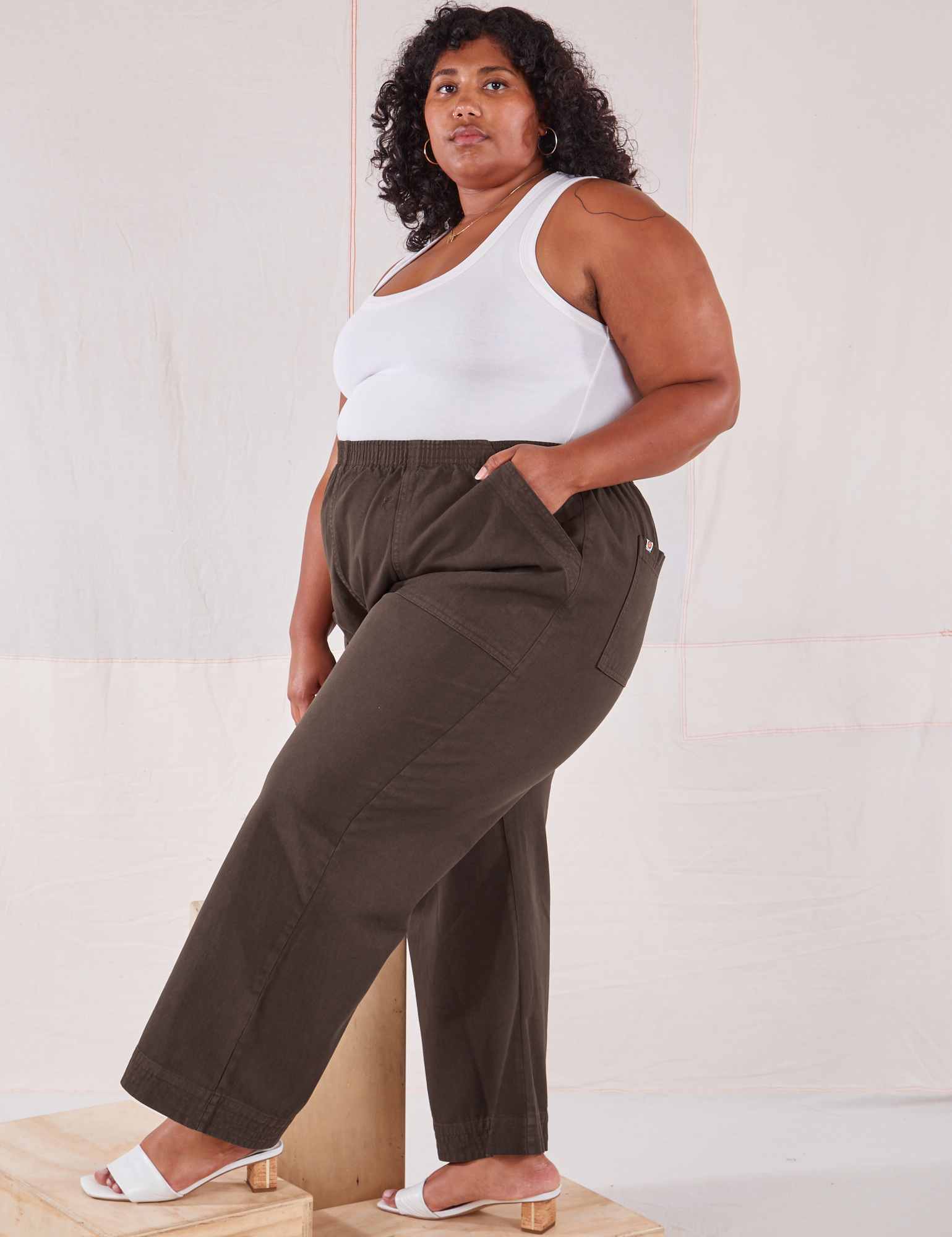 パンツ epa highwaist shortpants[BEG] highwaist shortpants[BEG] - ëpa