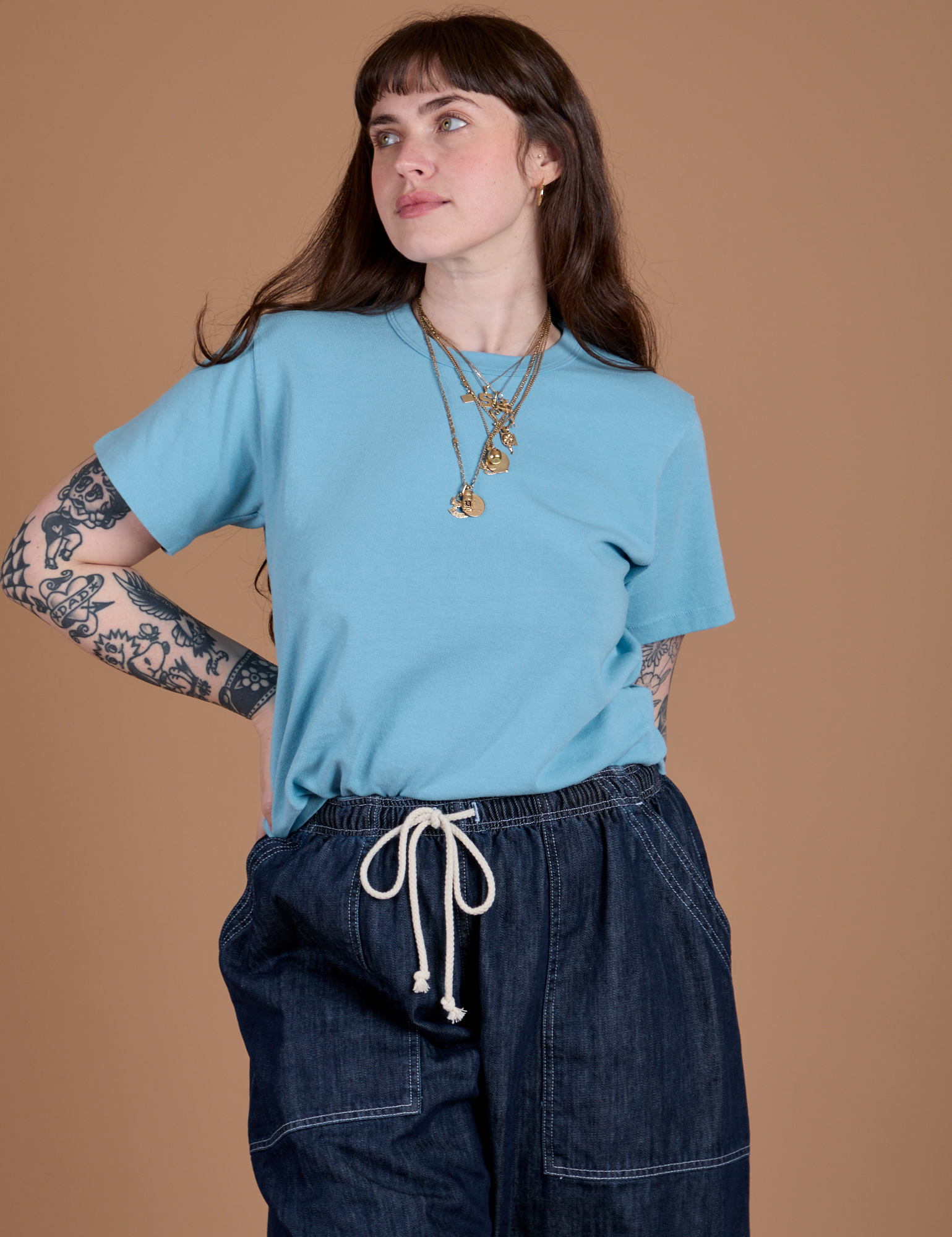 Burly Tee - Baby Blue