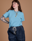 Burly Tee - Baby Blue