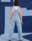 Indigo Denim Original Overalls in Light Wash back view on Tiara