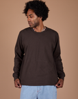 Long Sleeve Burly Tee - Espresso Brown