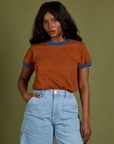 Vintage Ringer Tee - Burnt Terracotta