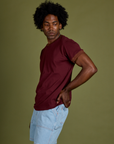 Vintage Ringer Tee - Red Wine