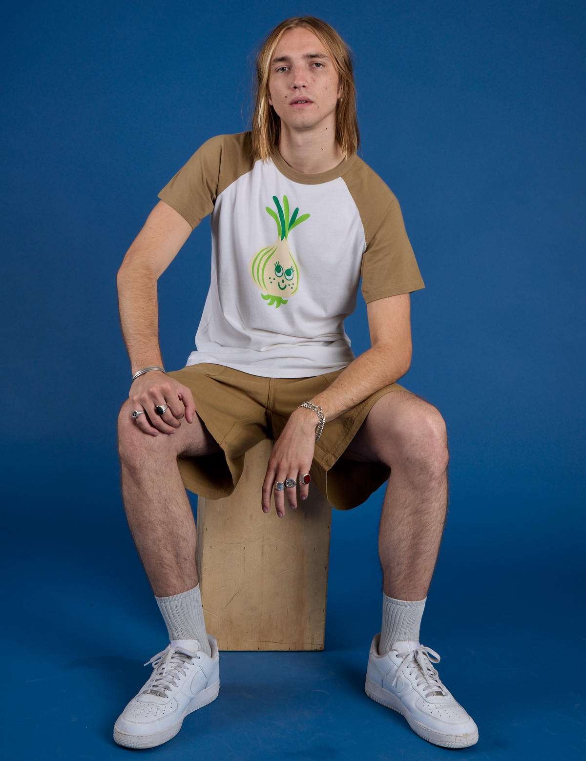 Produce Raglan Tee in Onion on Grant