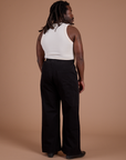 Action Pants in Basic Black back view on Demi
