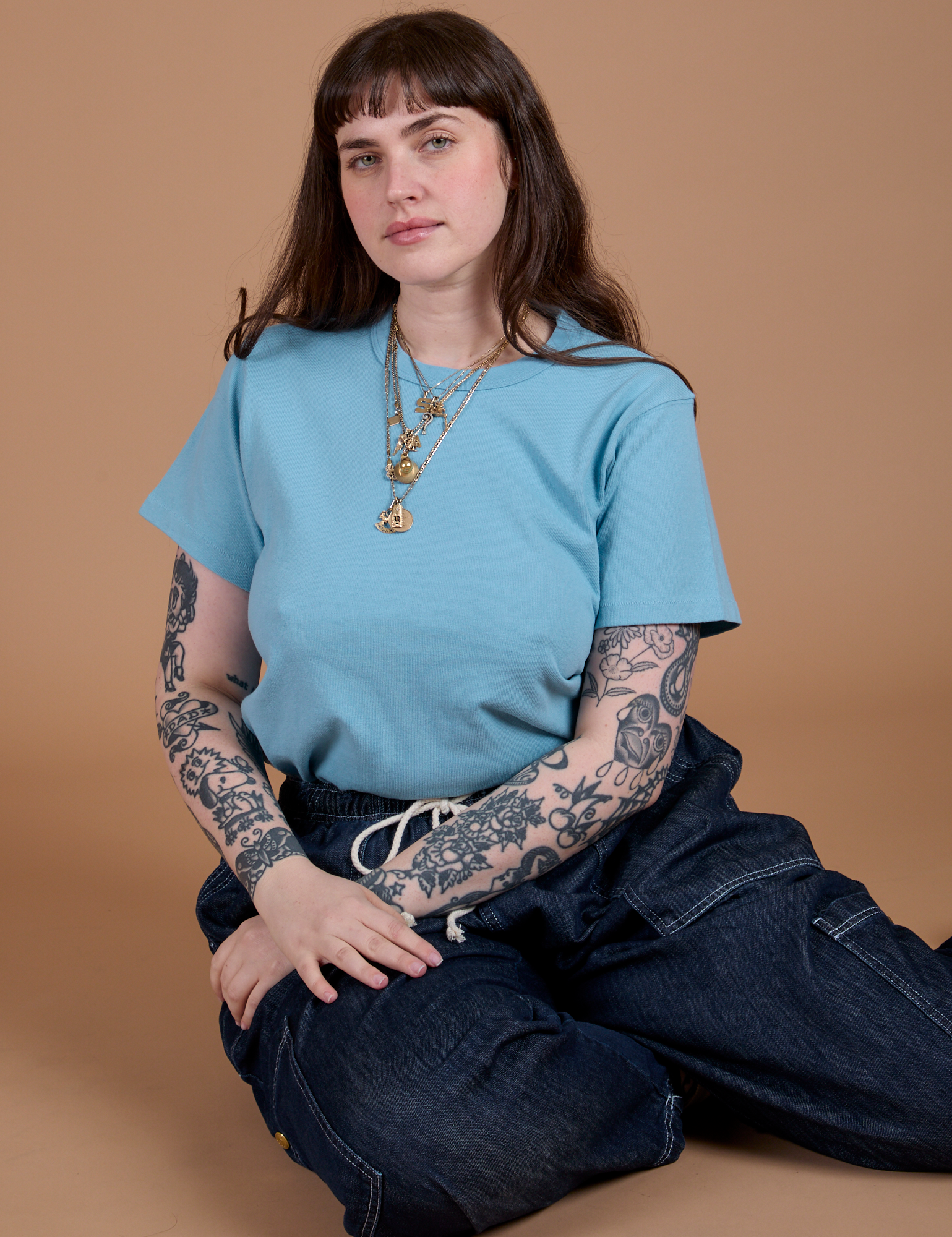 Burly Tee - Baby Blue