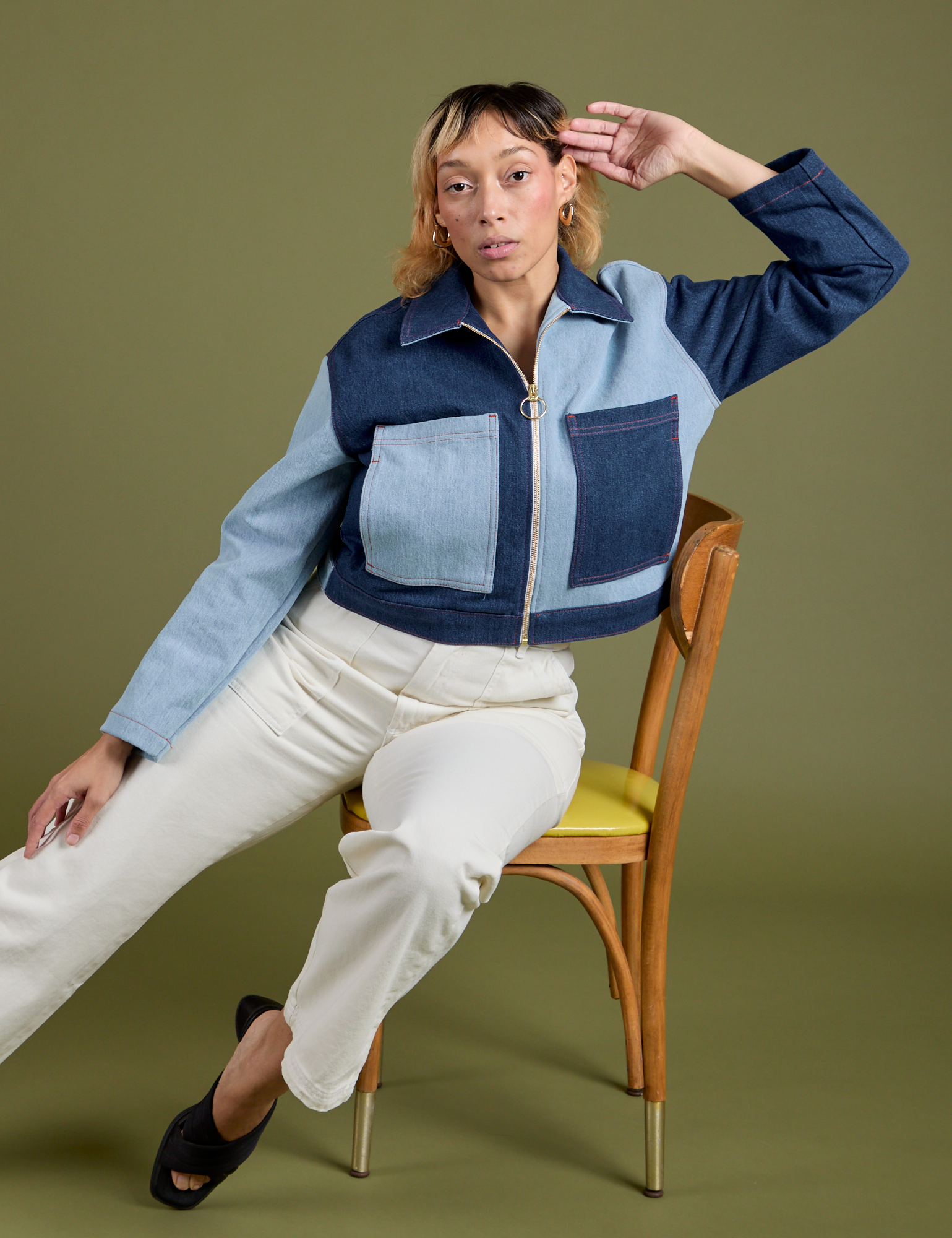 Mechanic Jacket - Mismatched Denim