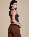 Racerback Tank - Espresso Brown