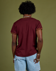 Vintage Ringer Tee - Red Wine