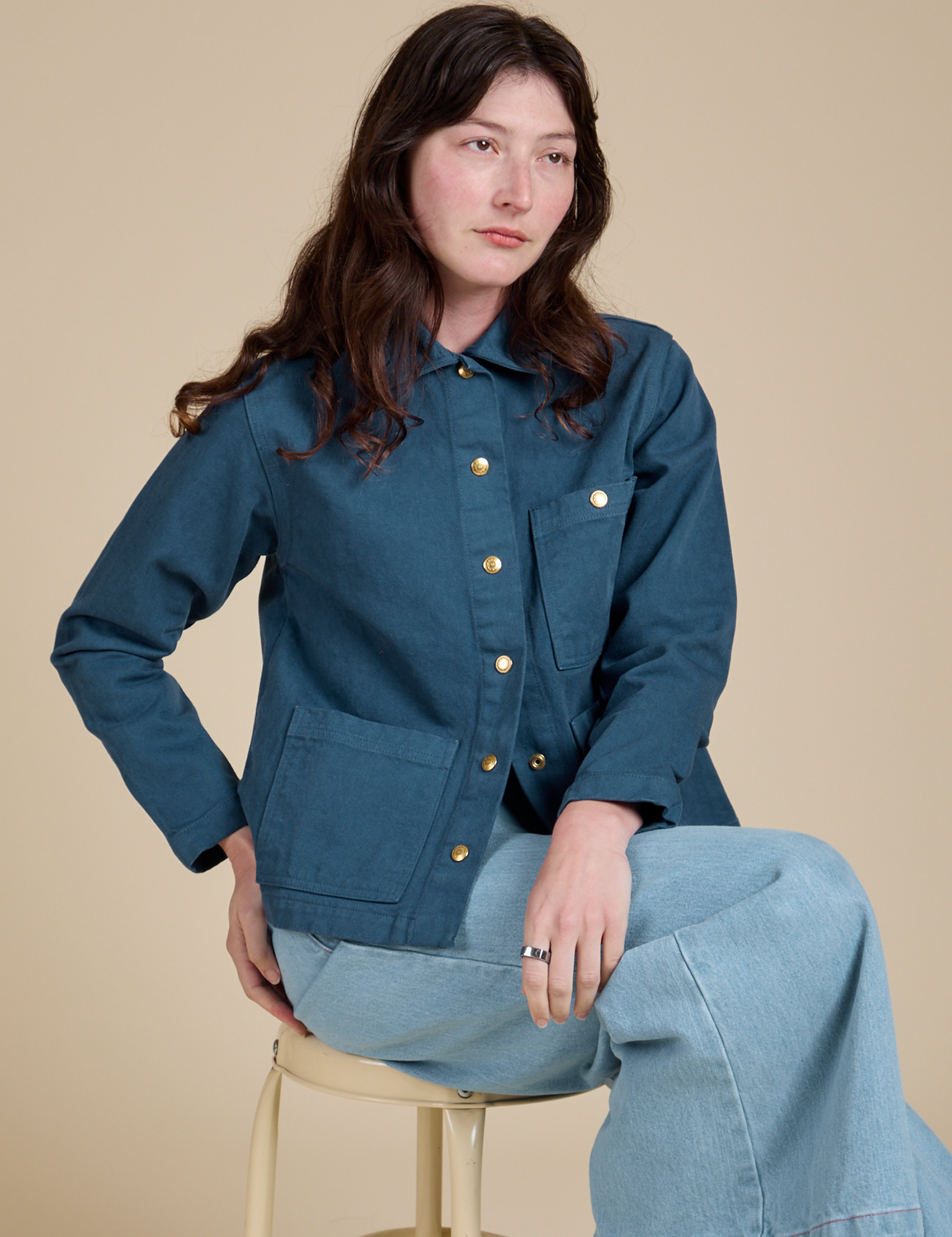 Denim Work Jacket - French Blue – BIG BUD PRESS Denim Work Jacket - French Blue – BIG BUD PRESS